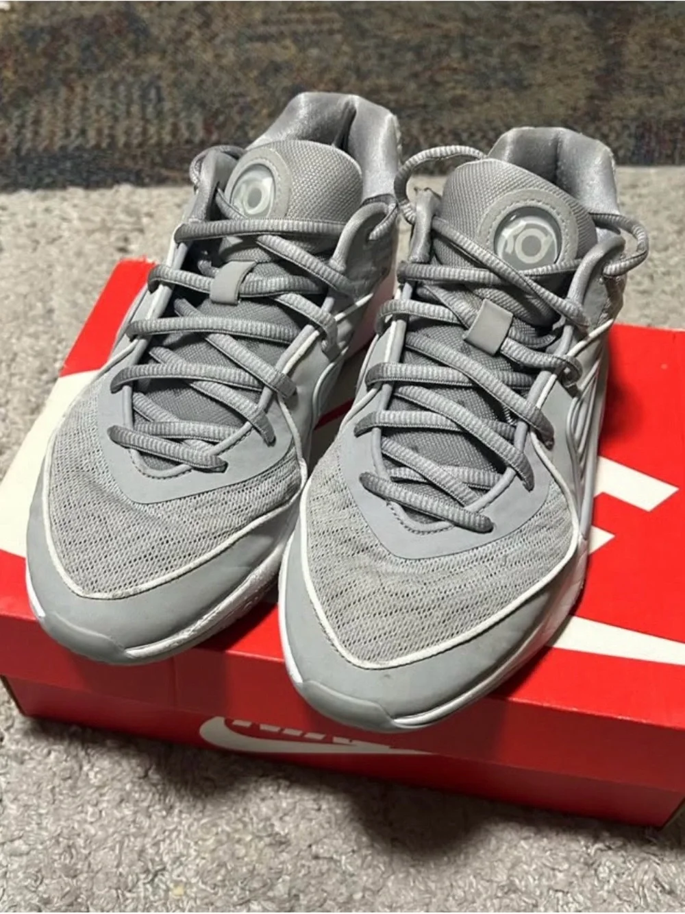 Nike Men's Gray Athletic Sneakers